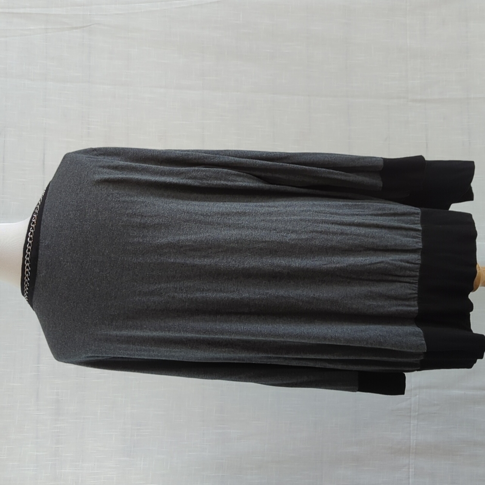 Vivienna Tam long cardigan sweater, chain detail, women's extra large - Picture 5 of 10